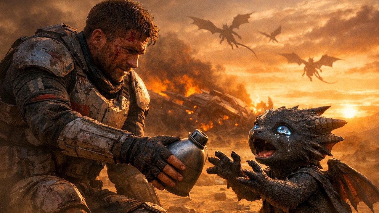 One Sip Was Not Enough – Human Gave Dragon Kid His Whole Water Cantee
