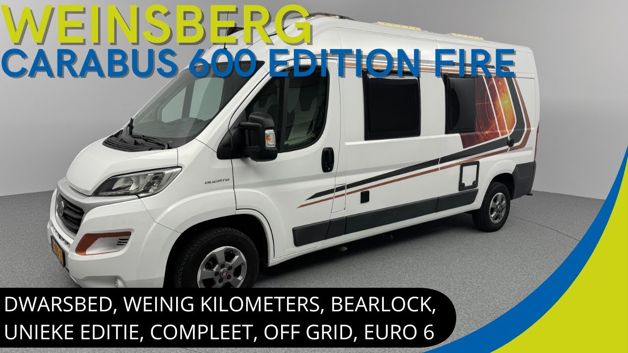 Weinsberg Carabus 600 Edition Fire 2017 | OFF GRID UNIEK COMPLEET