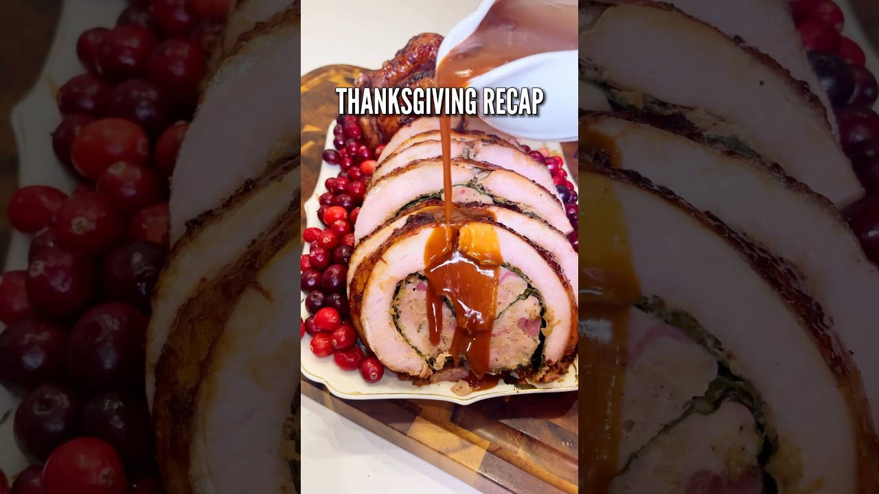 I surprised my family with a fine dining inspired Turkey for #thanksgiving #theopms #momlife