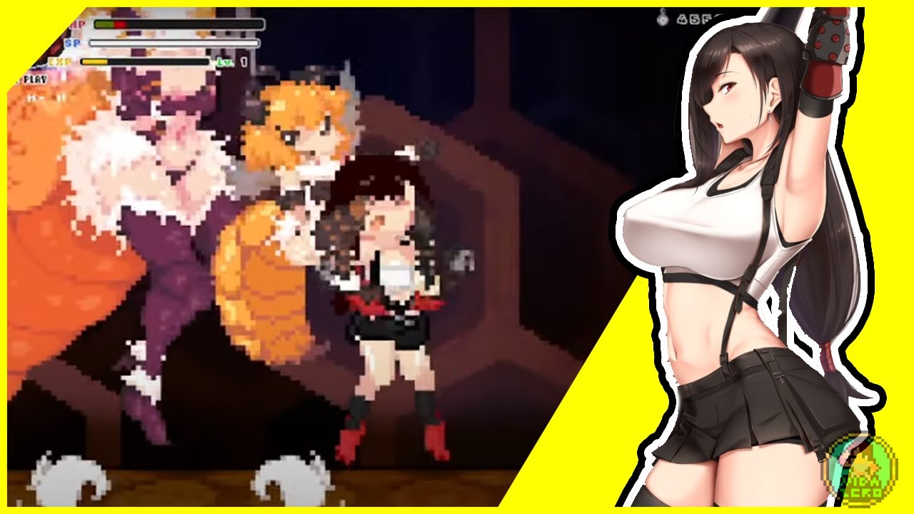 Echidna Wars dx Tifa LockHart vs All Bosses gameplay  + endgame