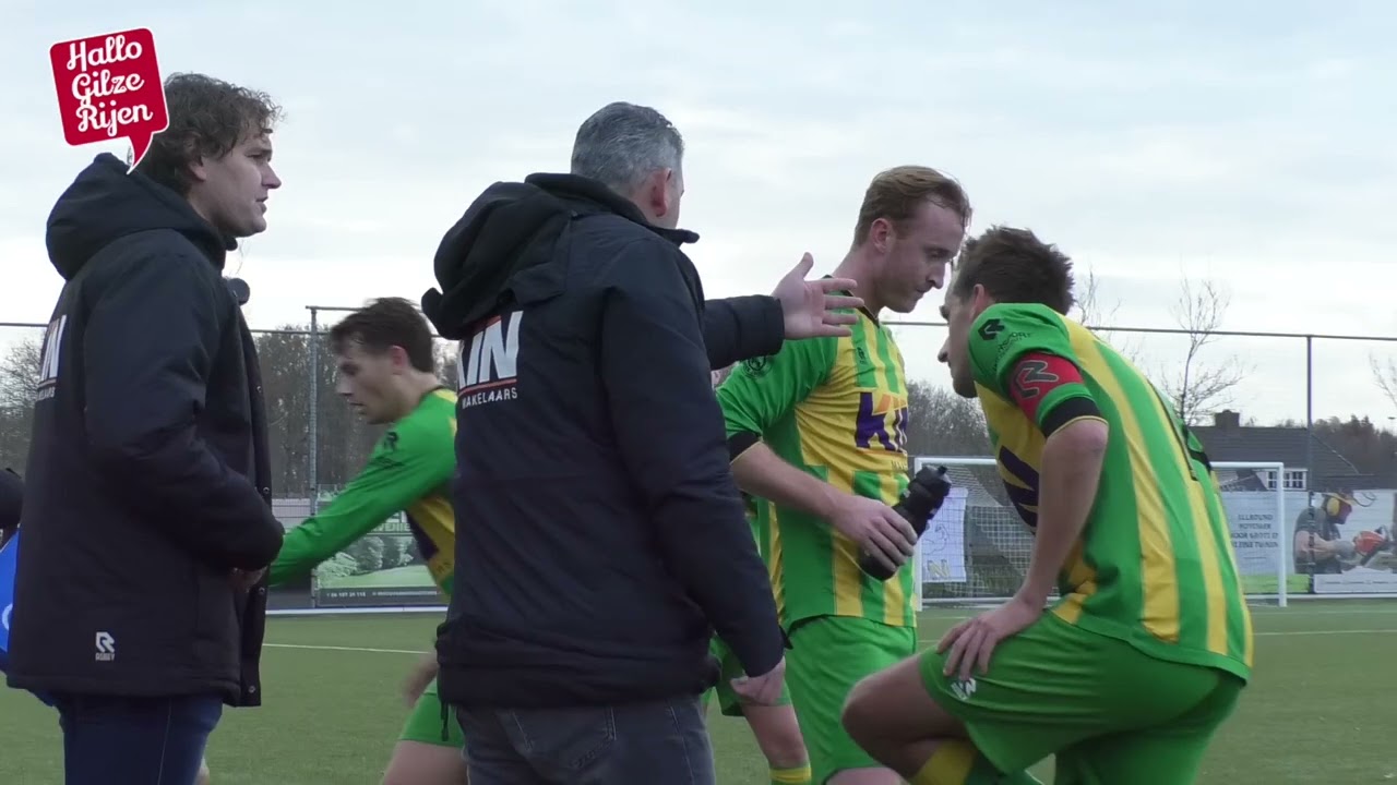 Sfeerimpressie van de derby V.V. Gilze - VV Rijen