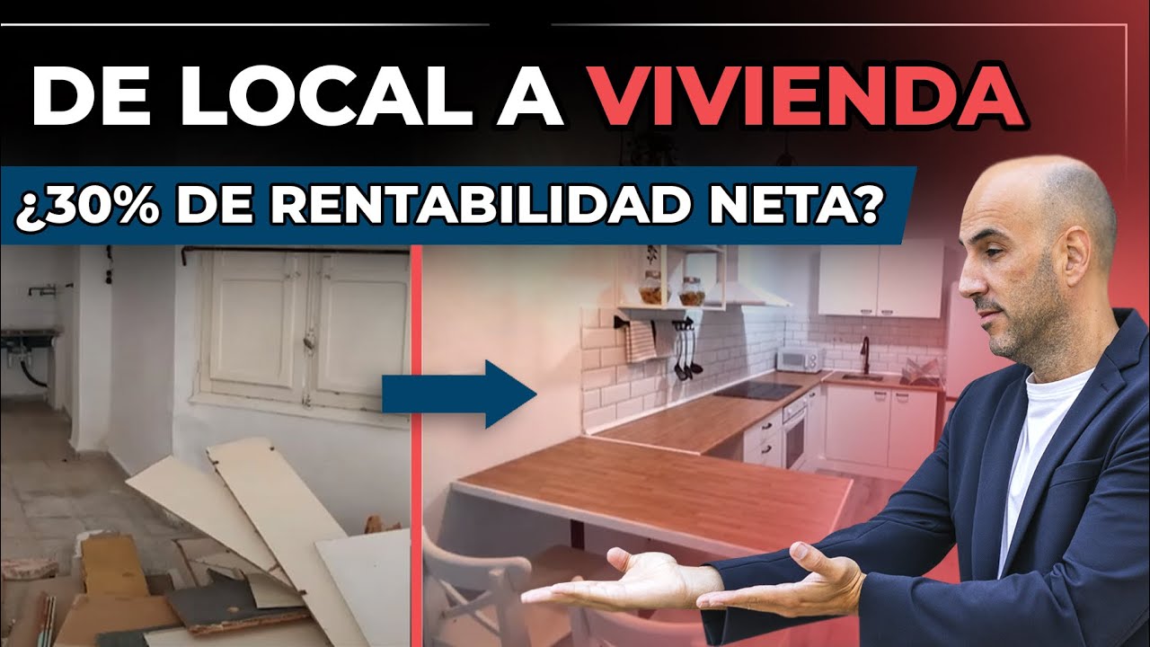 Transforma Local Comercial a VIVIENDA 🏠 INversión INmobiliaria España