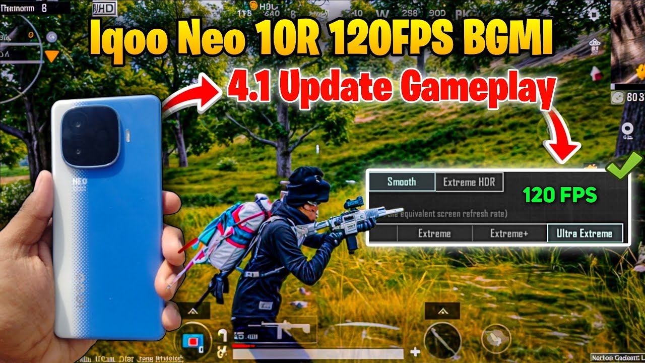  POWER OF 120FPS 🔱• IQOO NEO 10R•💥 Beast For Gaming?