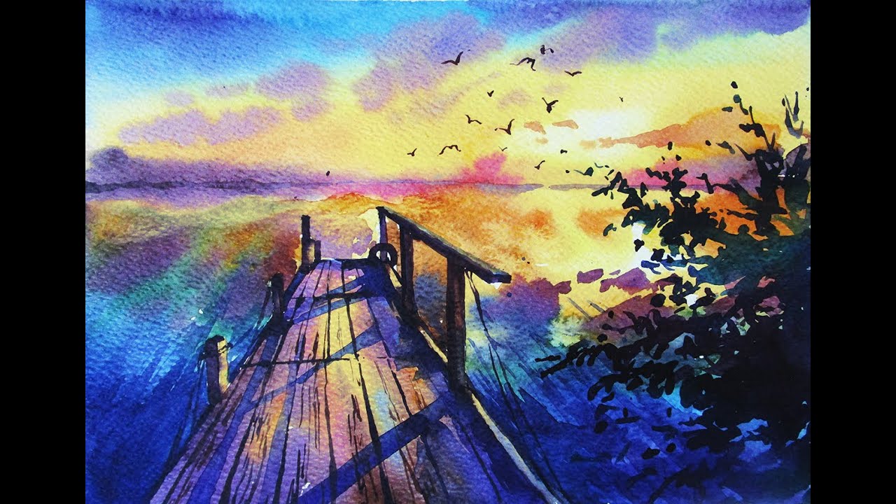 Watercolor painting 