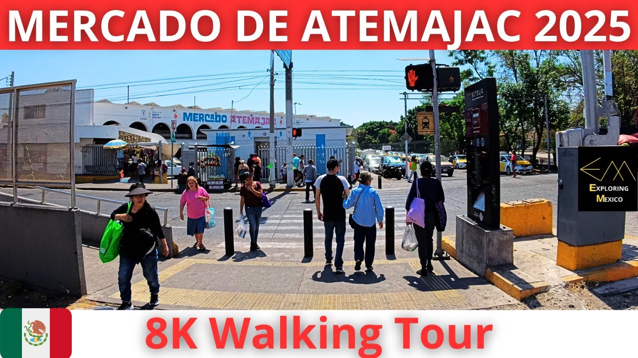 ZAPOPAN ZMG Mercado de Atemajac 2025 8K Walking Tour | Jalisco 🇲🇽