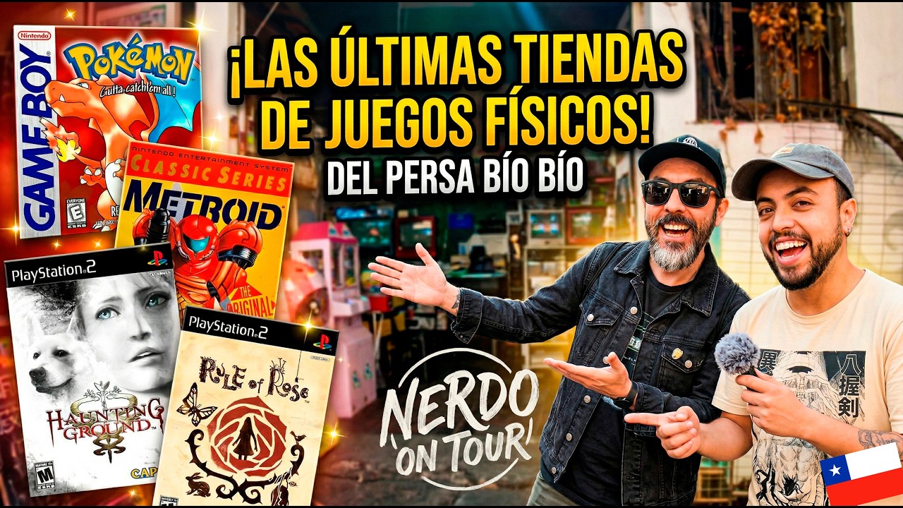 La Resistencia F&iacute;sica: Visitando las &uacute;ltimas tiendas de retro en Santiago 🎮🇨🇱