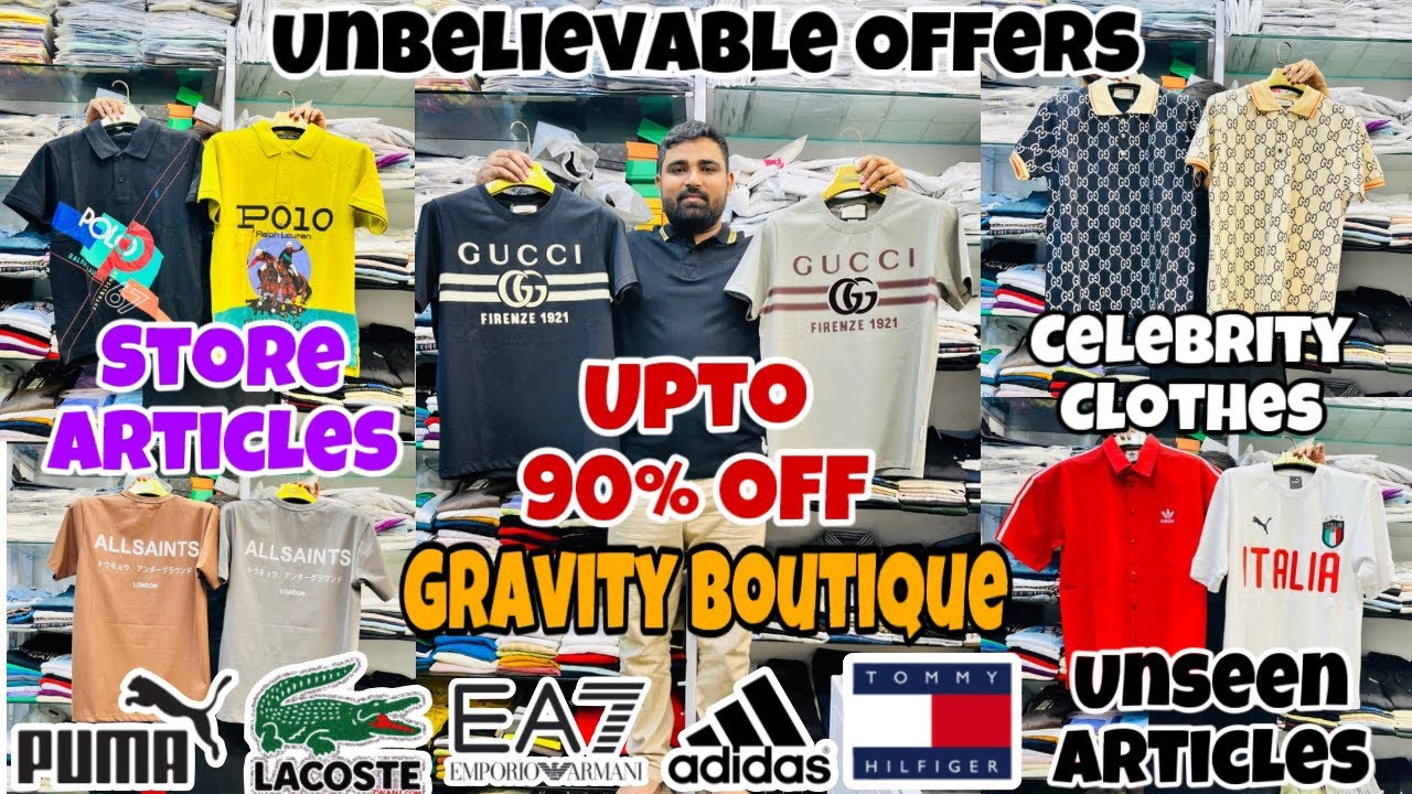 Gravity Boutique Bandra | Upto 90% Off | Tshirts,Shirts,Jeans | Branded Clothes in Mumbai