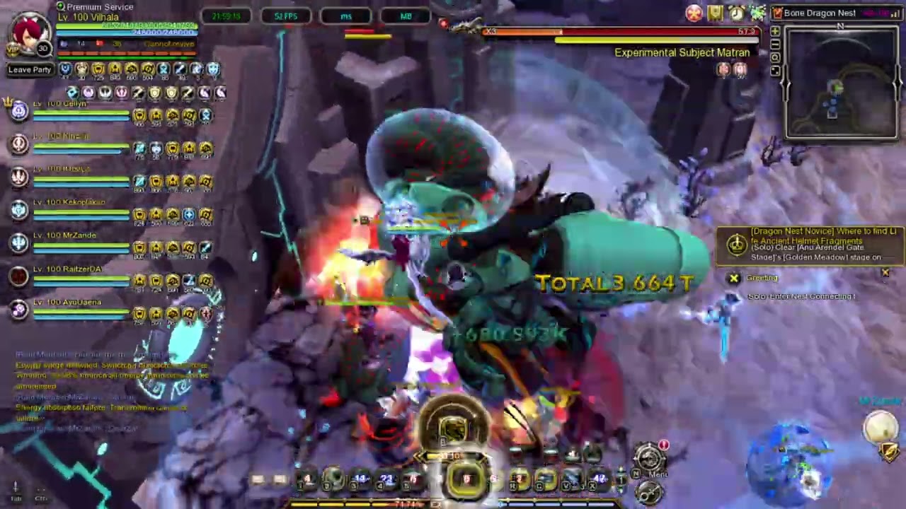 BONE DRAGON NEST NORM | Silver Hunter POV | STAGE 1
