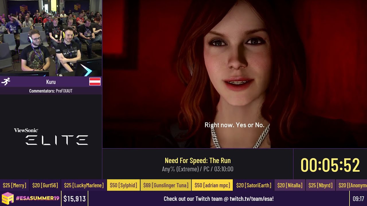 Need For Speed: The Run [Any% (Extreme)] by Kuru - #ESASummer19