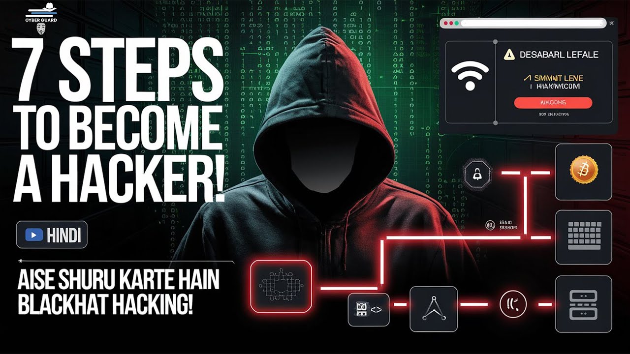 Black Hat Hacking Roadmap Explained &ndash; Beginner to Advanced in 7 Steps