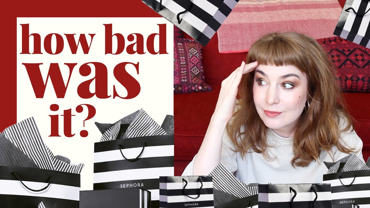 MY INSANE SEPHORA SPENDING IN 2017 (PART ONE) | Hannah Louise Poston | MY YEAR OF LESS STUFF
