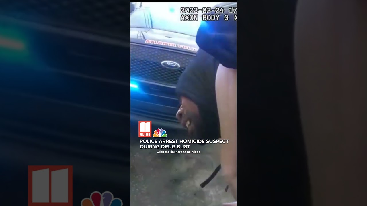 Bodycam shows Atlanta Police arrest homicide suspect during drug bust