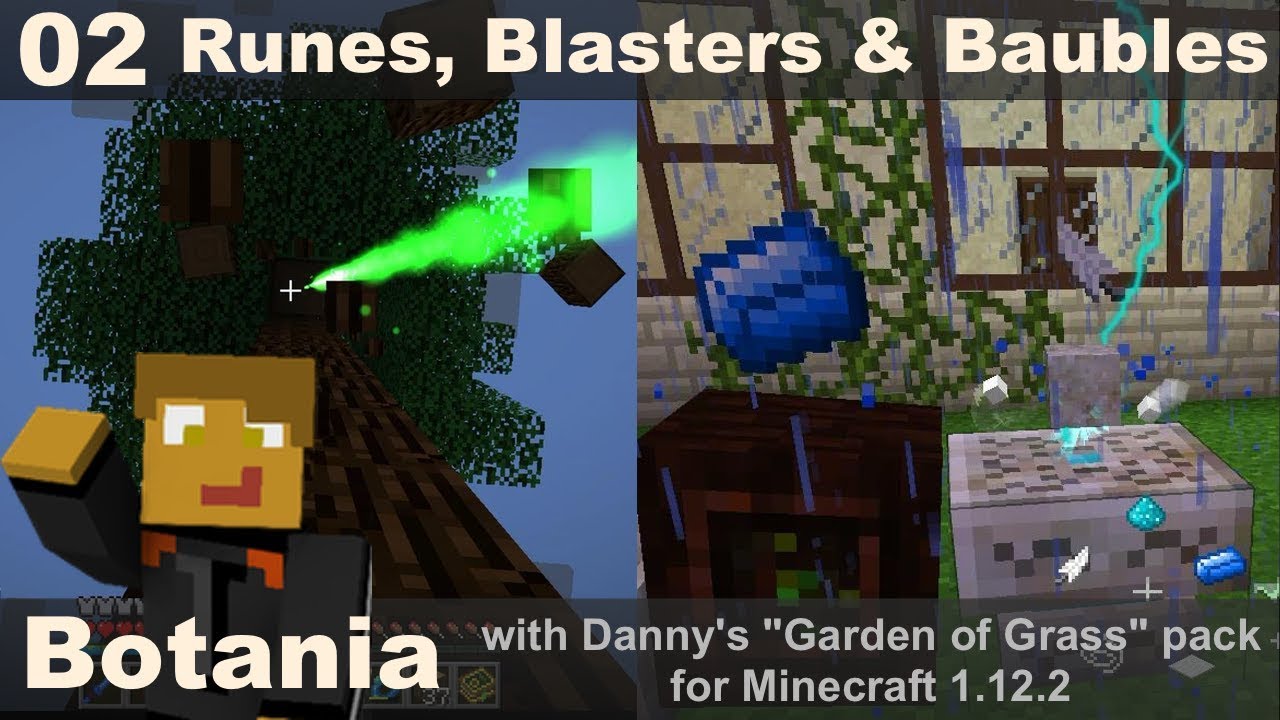 Botania E02 - Runes, Mana Blaster, Baubles