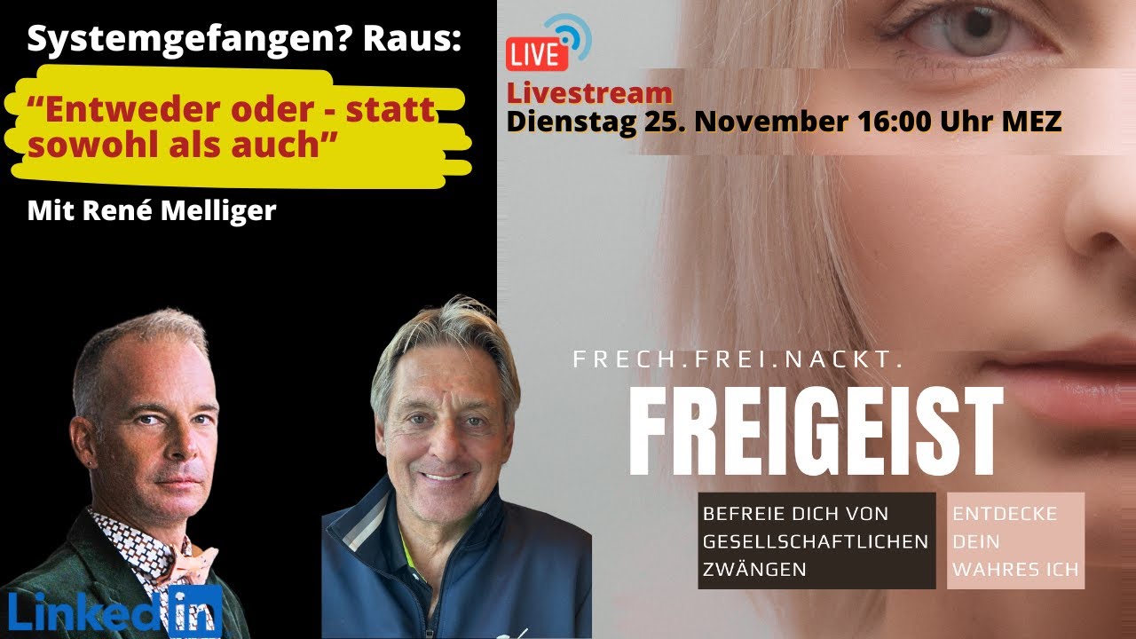 Raus aus der Systemgefangenheit: “Entweder oder - statt sowohl als auch” Episode Freigeist-Podcast 📱
