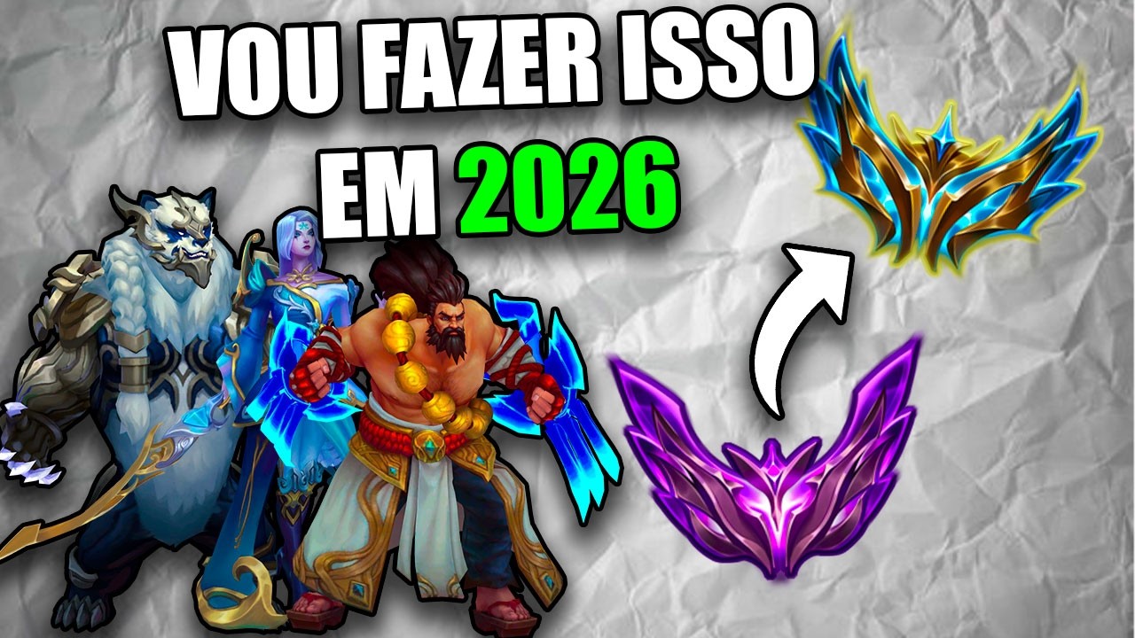 MEU PLANO PARA PEGAR CHALLENGER EM 2026
