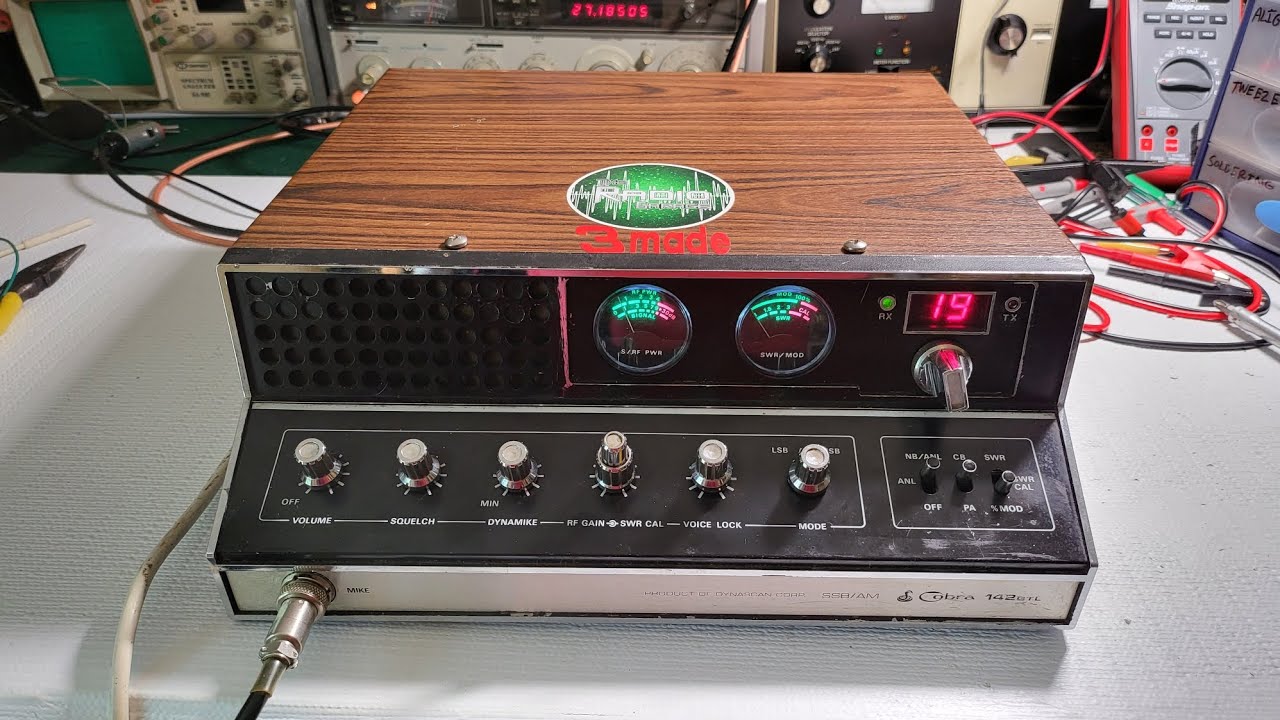 Cobra 142 GTL with a little train whistle squeal.  For @3madeamps