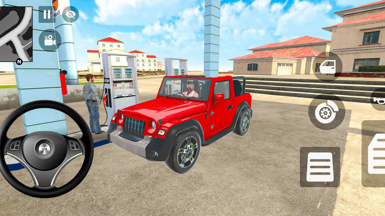 Franklin 🤩 Filling ⛽ Petrol In Mahindra Thar 🚗 Indian Theft Aura Simulator.