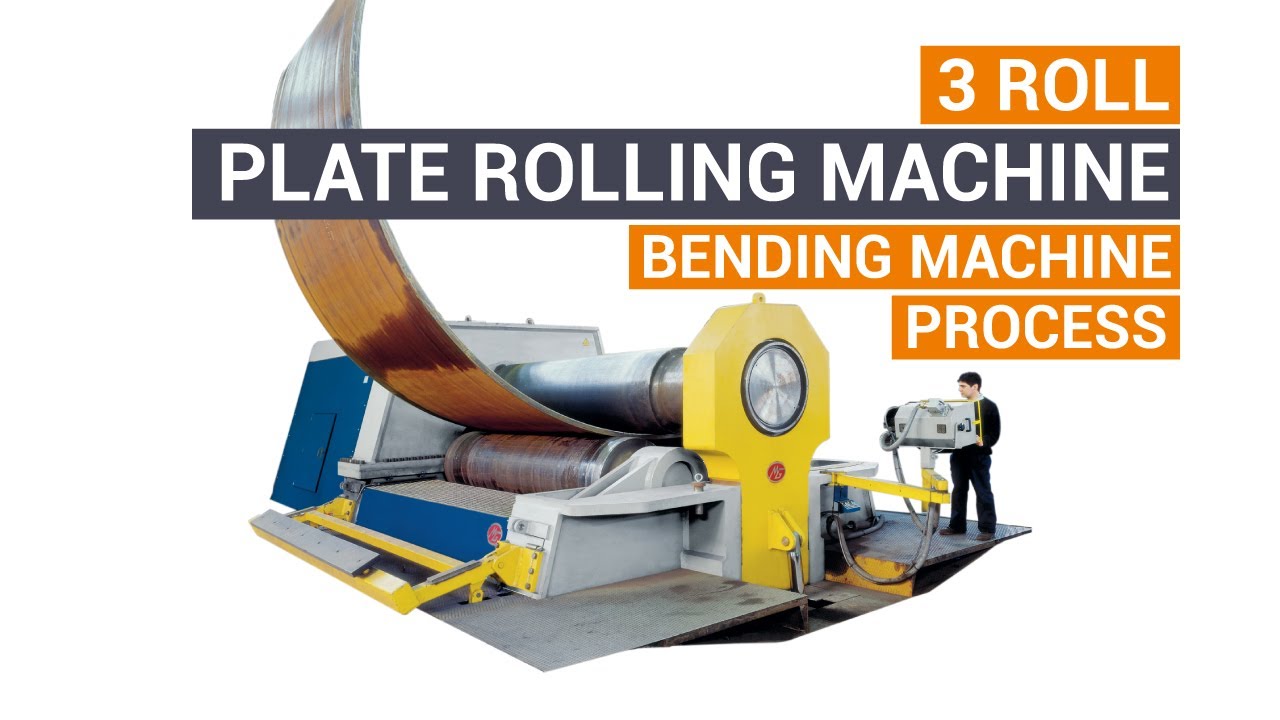 MG srl Basic 3 Roll Double Pinch Plate Rolling Machine Bending Machine Process in Malaysia.