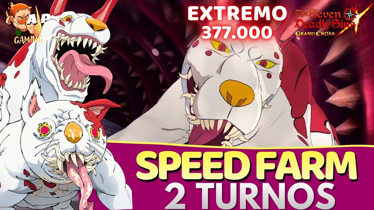2 CARDS APENAS+FARM NO MODO+DIFÍCIL!4 TIMES PARA FARMAR EM 2 TURNOS O BOSS DE EVENTO CATH PALUG -7DS