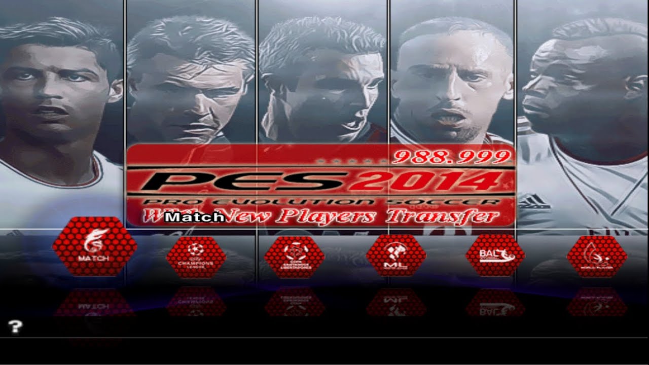 PES 2014 - 988.999 With New Players Transfer