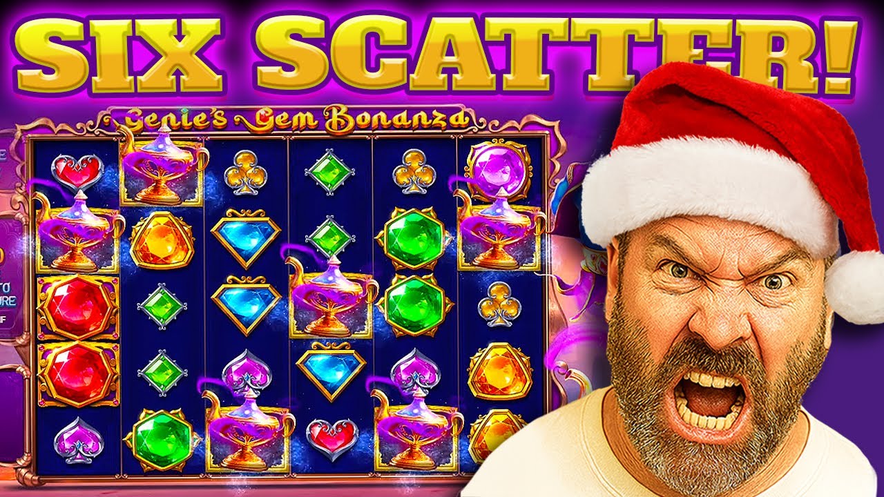 Ух ты! Мне выпало 6 символов разброса в игре Genie's Gem Bonanza!!!