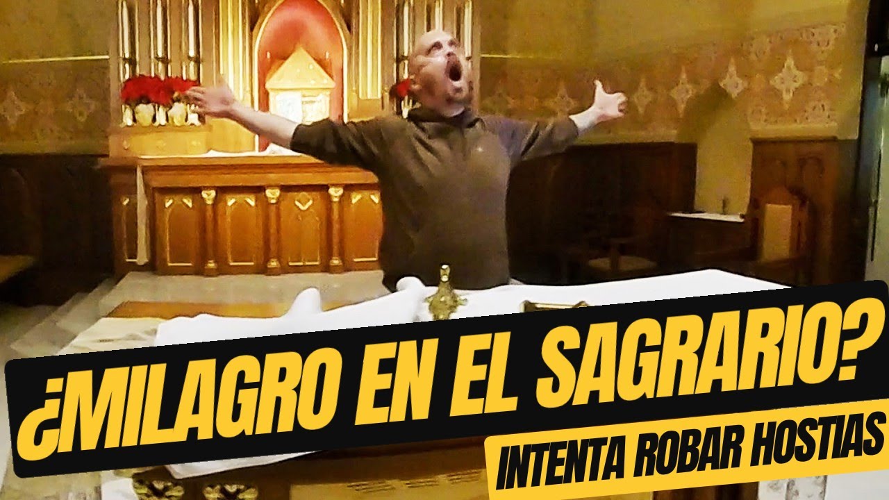 INCREIBLE! Intenta ROBAR HOSTIAS CONSAGRADAS Y NO PUEDE!!!