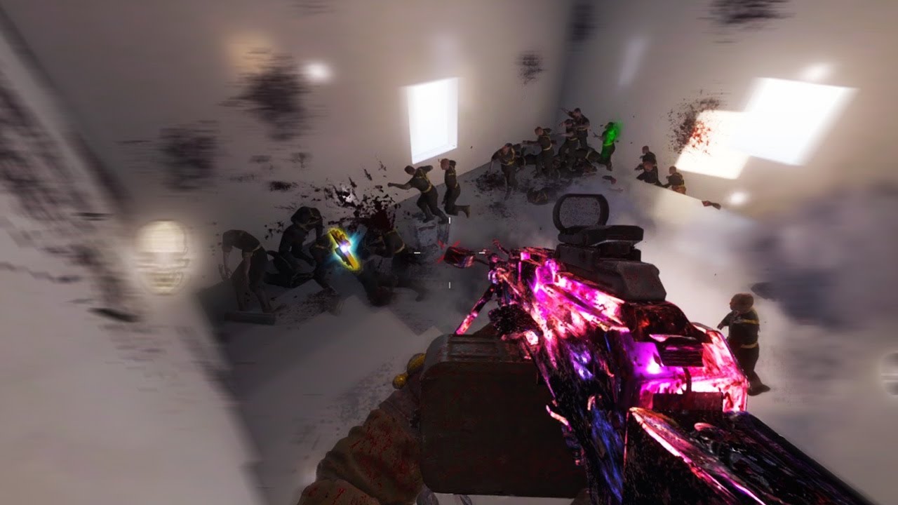 The Most CHAOTIC Zombies Gungame EVER... (Black Ops 3)
