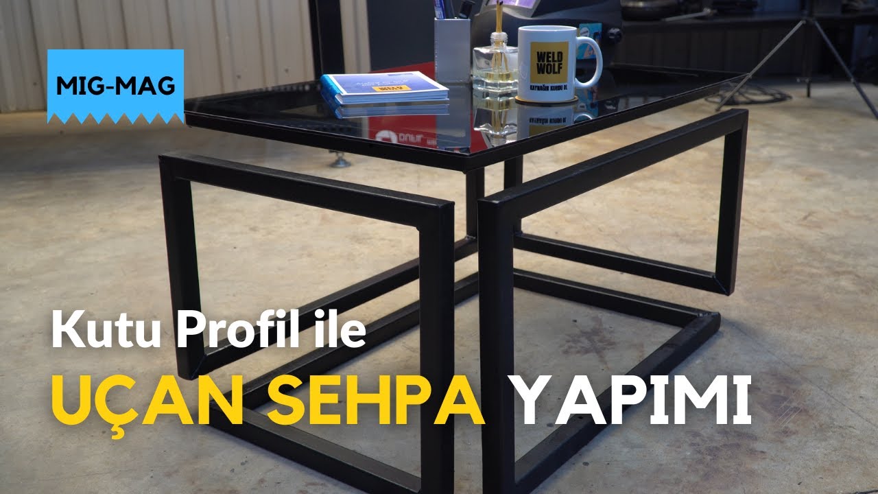 Kutu Profil ile Uçan Sehpa Yapımı - Gazaltı Kaynağı | Nasıl Yapılır