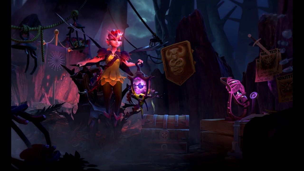 [Motion Wallpaper] Mireska Sunbreeze, the Dark Willow 《DotA 2》