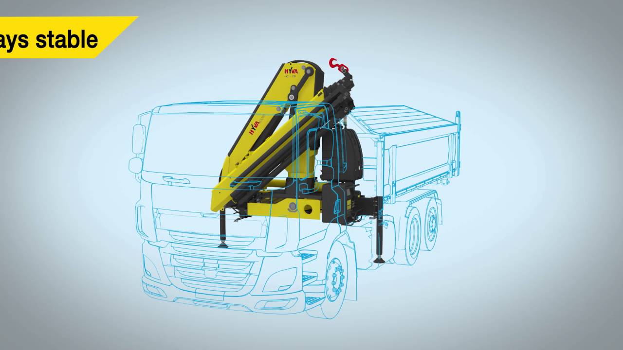 Hyva Crane the new crane line (13 -16 tm class)