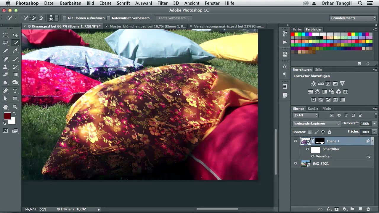 Muster auf Formen projizieren - Die Photoshop-Profis - Folge 158
