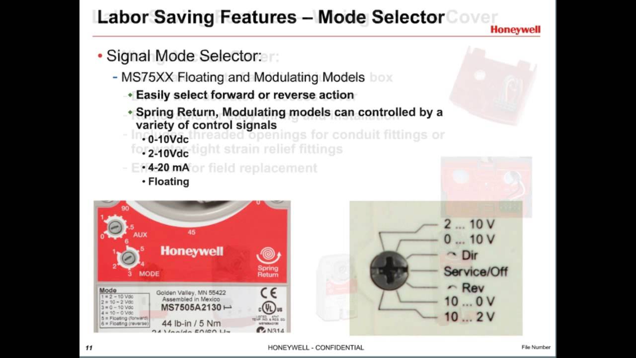 Honeywell Direct Coupled Actuators