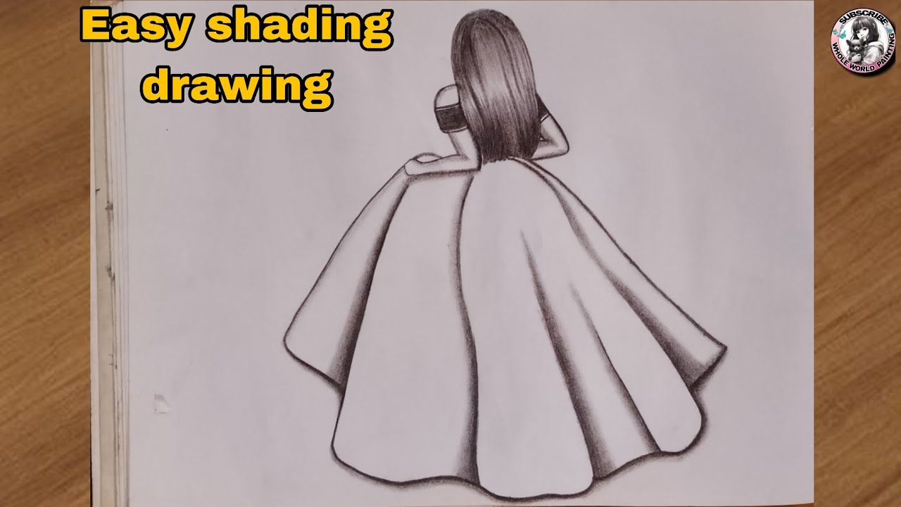 How to draw a girl step by step ll Girl drawing tutorial for beginners ll
