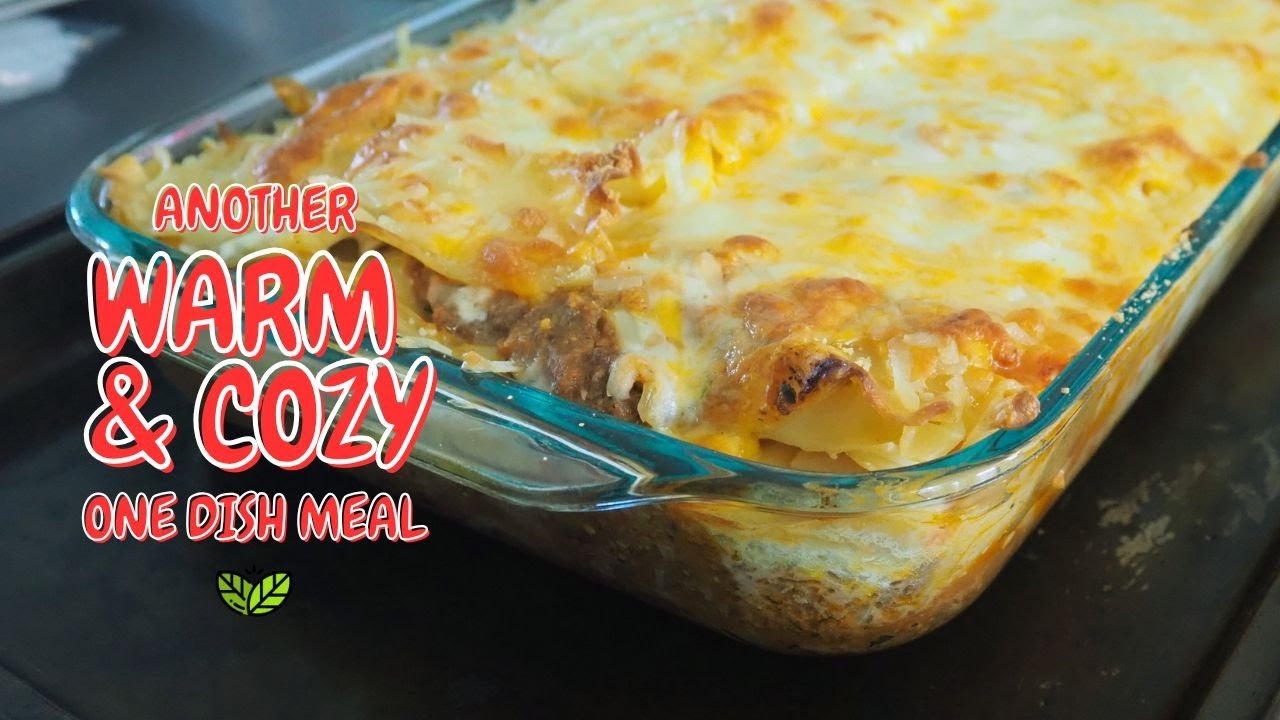 Warm & Cozy One Dish Family Friendly Meal | Family Recipe Lasagna