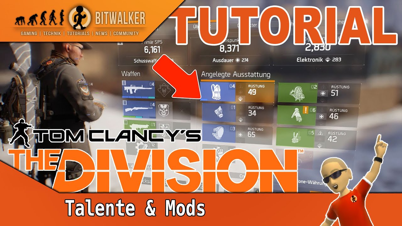 THE DIVISION TUTORIAL Talente & Mods | GER