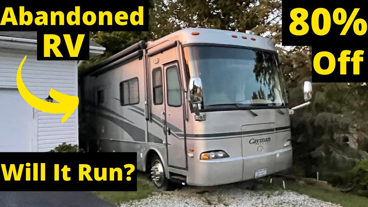 Abandoned Motorhome RV Unknown Issues
