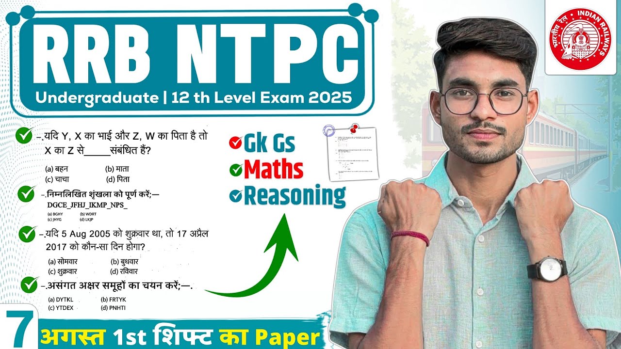 RRB NTPC 12th Level Review | 07 अगस्त All Shift Analysis | Mori Classes 