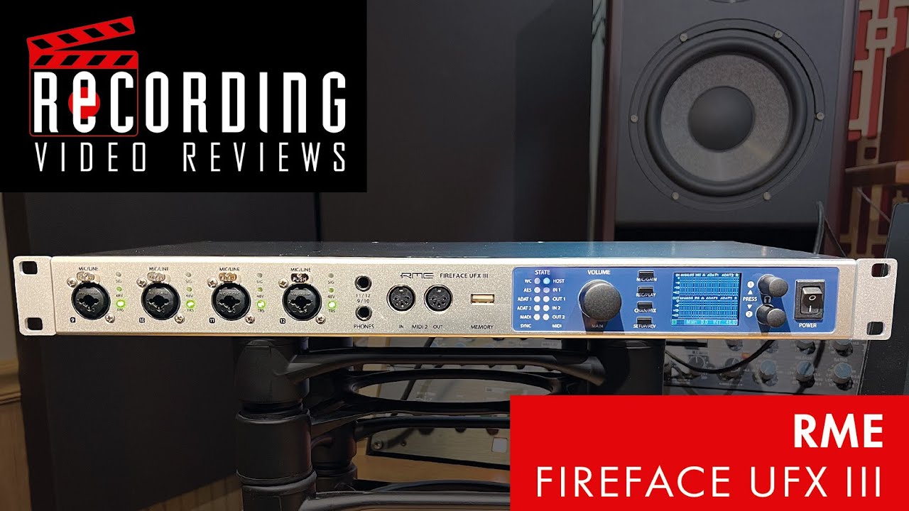 Видеообзор: RME Fireface UFX III