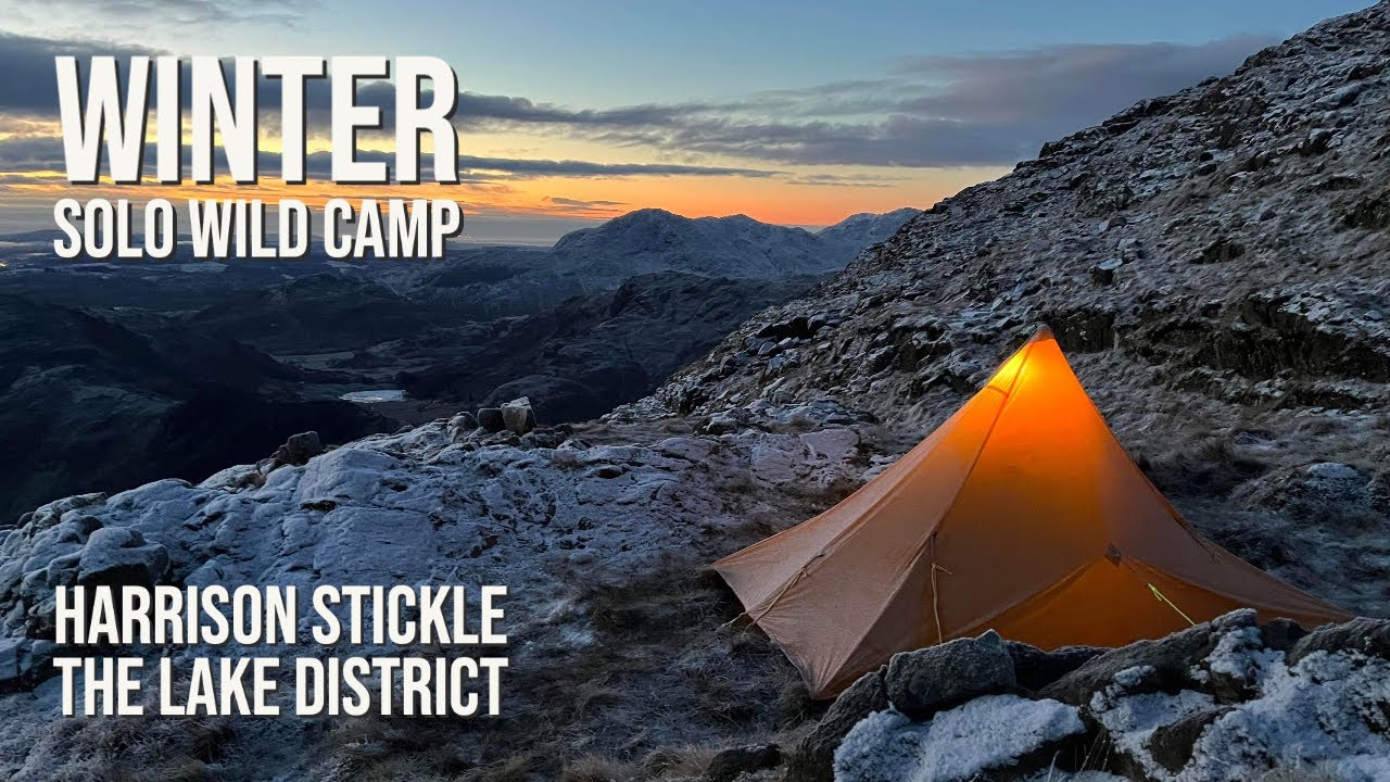 Winter Solo Wild Camp: Harrison Stickle the Lake District