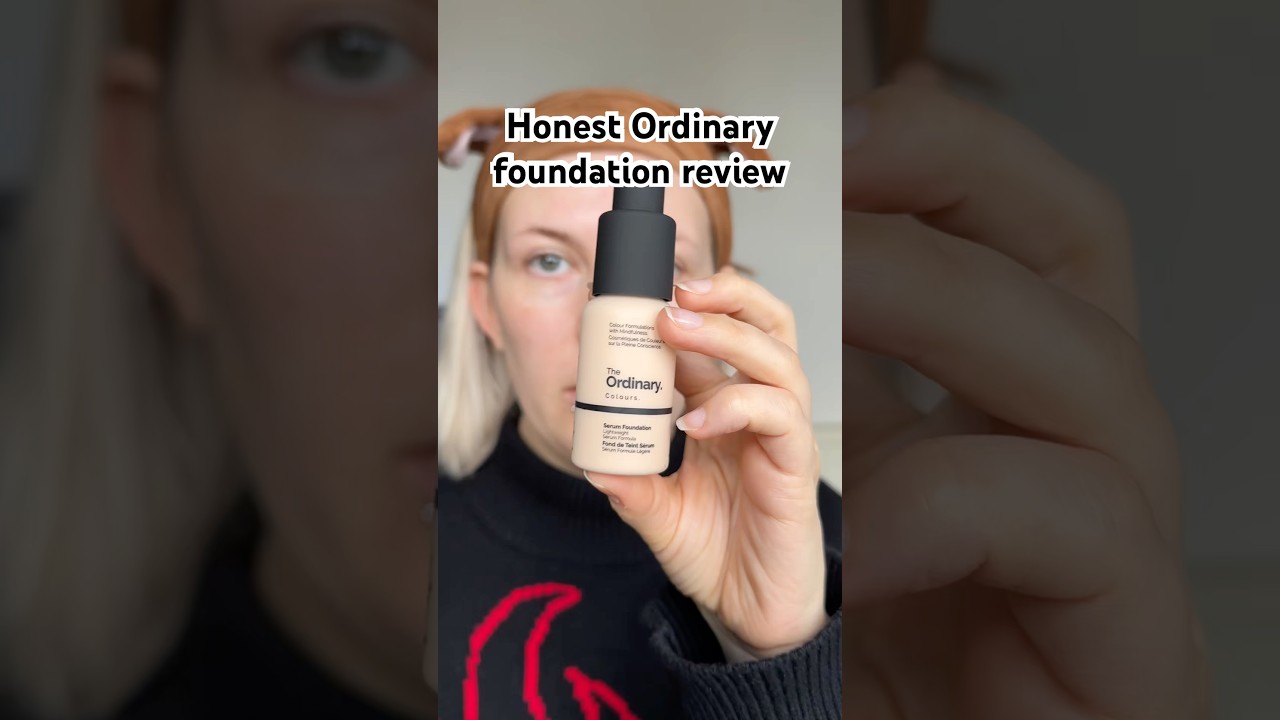 Honest review of the &lsquo;new&rsquo; The Ordinary Serum Foundation on dry skin! Shade 1.1N #theordinary