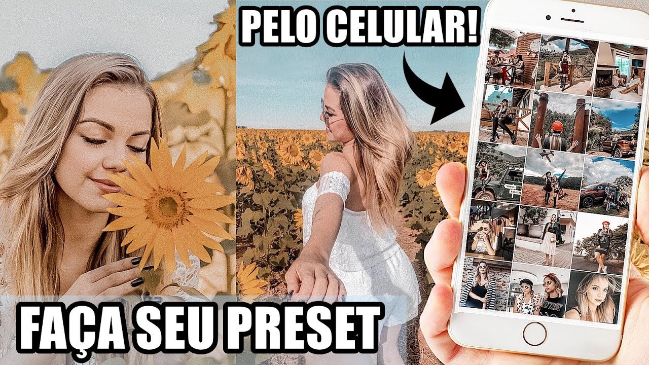 EDIÇÃO DE FOTOS TIPO GRINGA COM APP GRÁTIS - FAÇA SEU PRESET NO CELULAR!