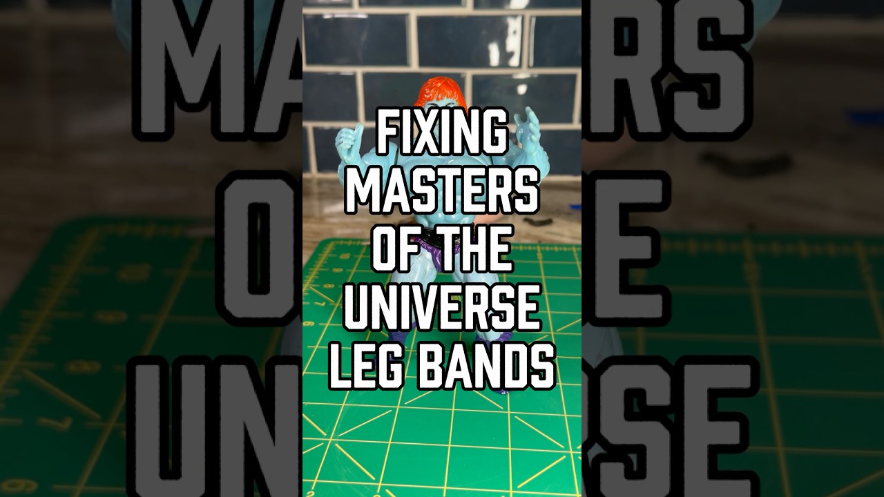 Fix Masters of the Universe leg bands. #toyrepair #motu