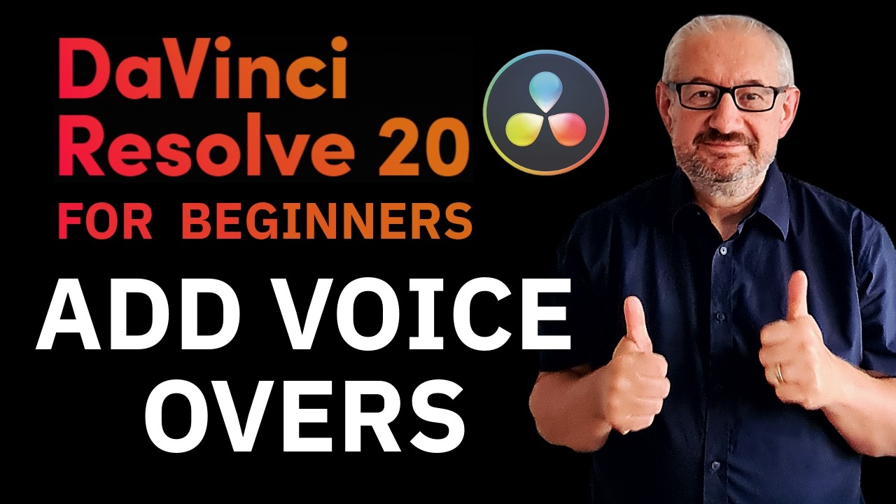 Хотите добавить закадровый голос? Вот как это сделать в DaVinci Resolve 20 (урок, эпизод 4)