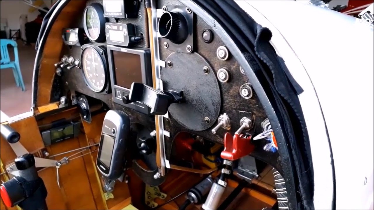 Inside the Colomban plane MC30 Luciole 114
