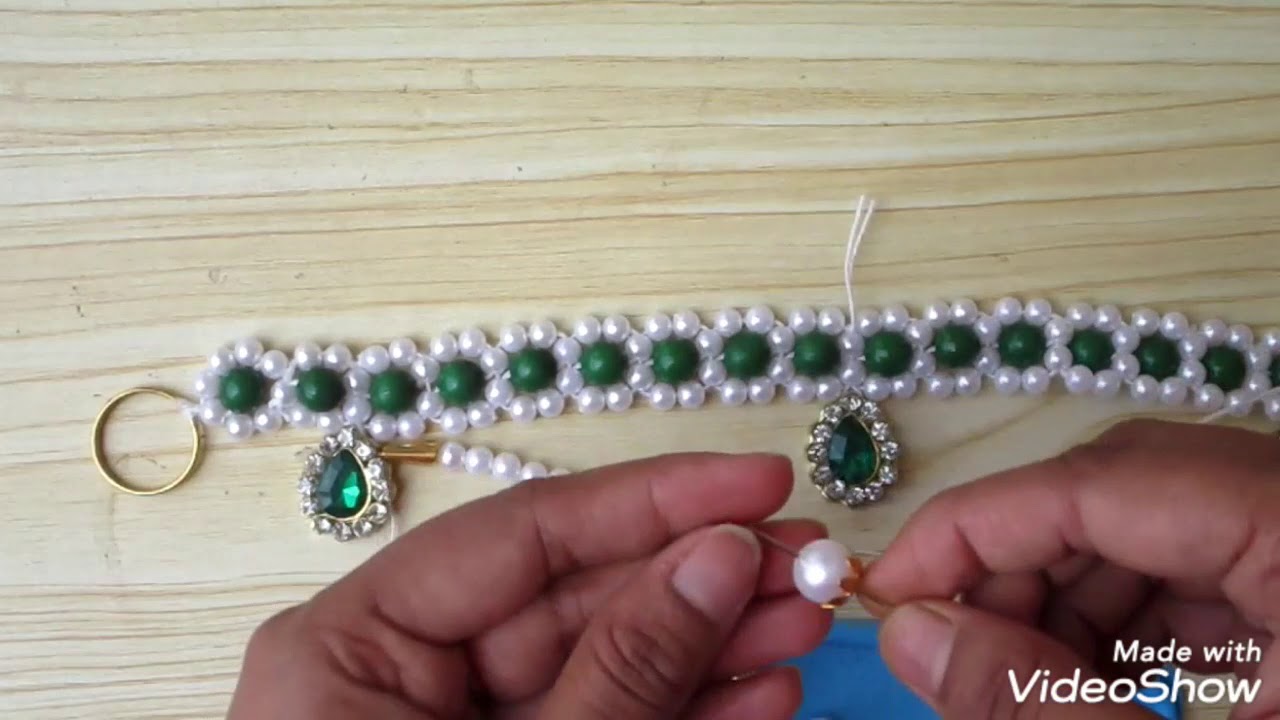 How to make bandhanwar at home| DIY pearl toran| how to make easy  moti toran at home