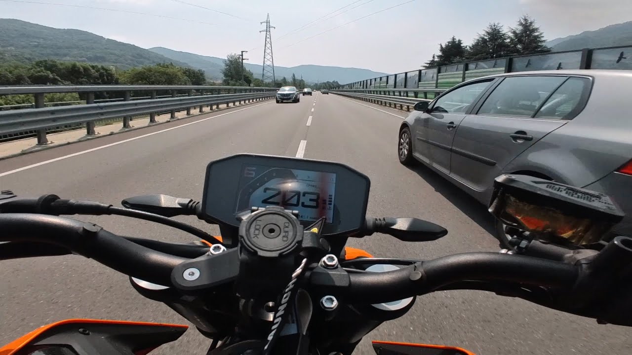 KTM Duke 790 Austing Racing+Decat - Colle di Sestriere