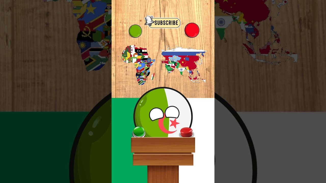 Algeria Choices 🟢or🔴 #countryballs