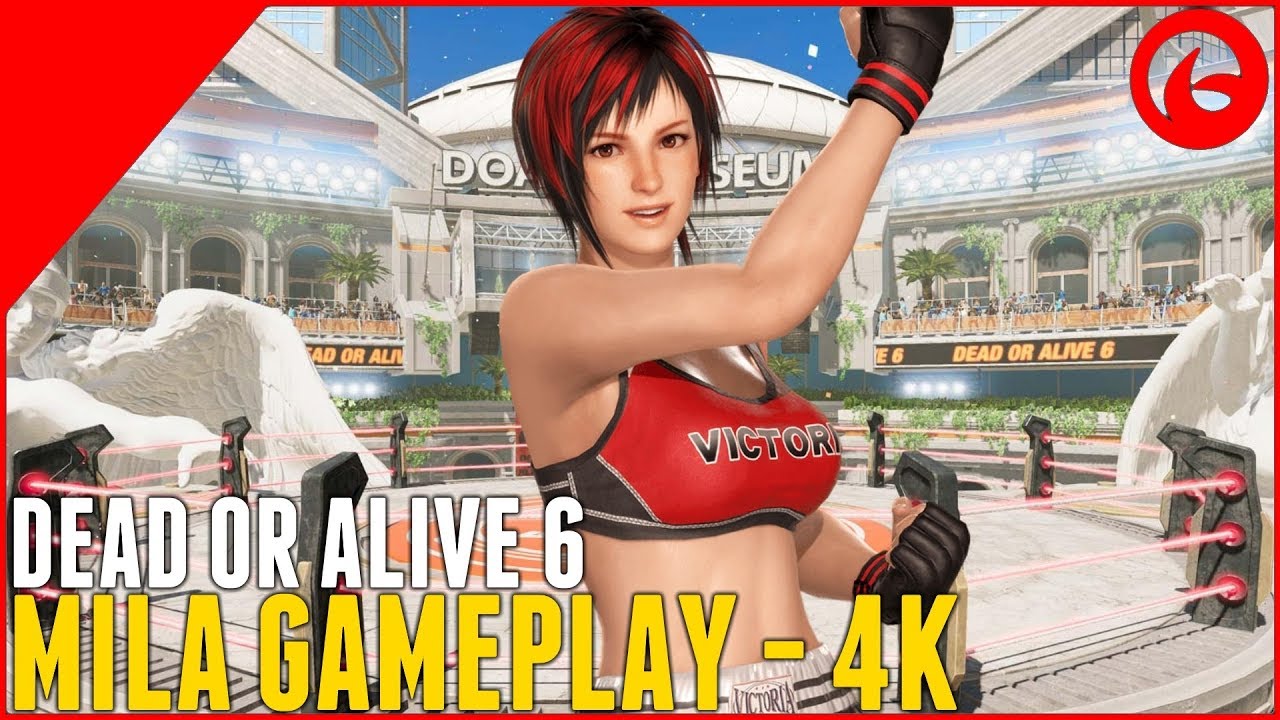 Dead or Alive 6 Gameplay | Mila Arcade Playthrough | PS4 Pro | 4K