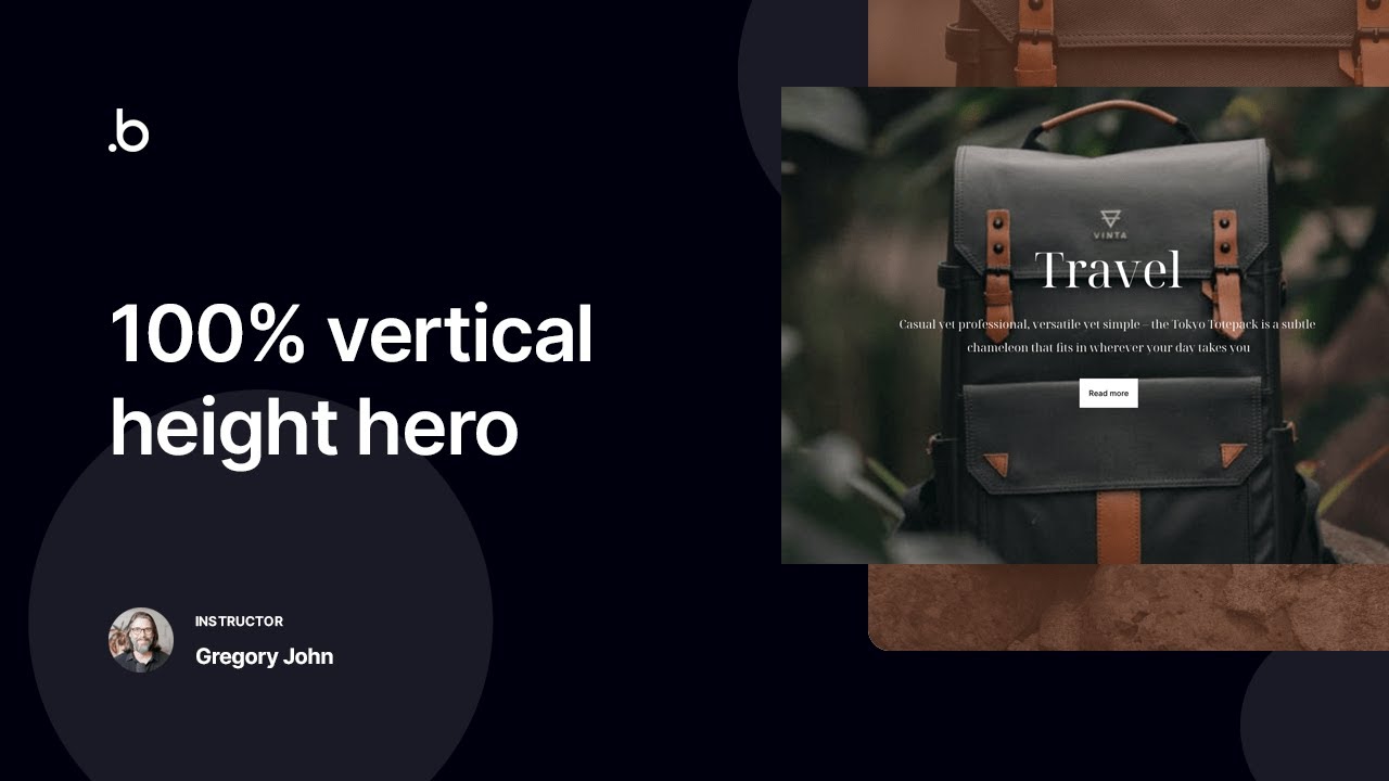 100% vertical height (Flex) | Bubble.io Tutorial