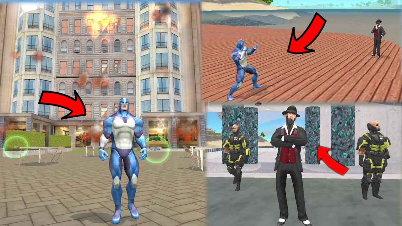 Rope Hero Mafia City Wars (control the fear) rope hero New Missions Complete - Android Gameplay HD
